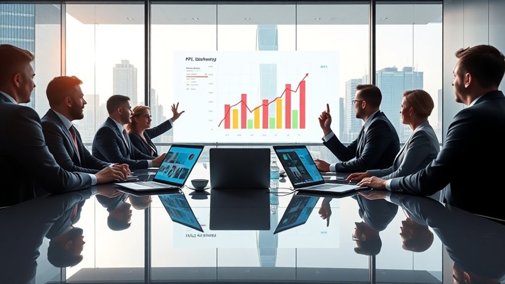 medição de progresso e KPIs