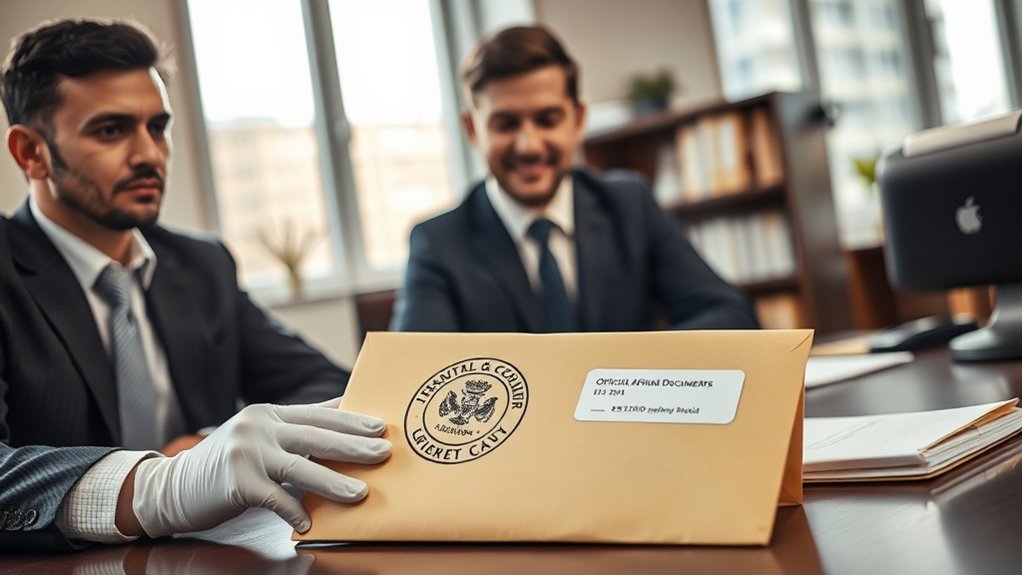 secure document handling support