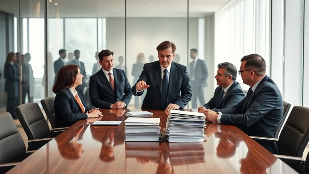 interesses das partes interessadas durante a reorganização