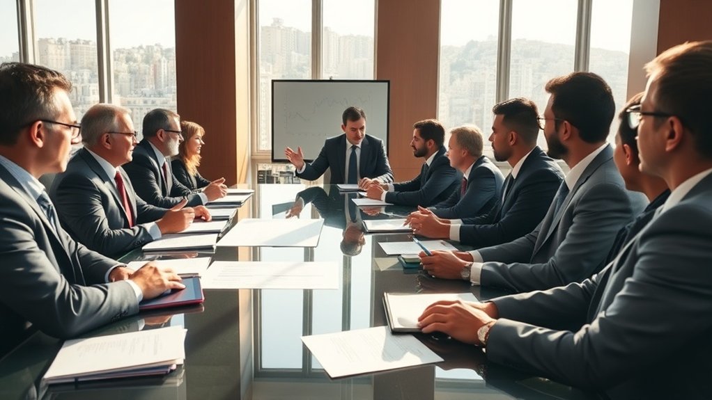 Um comitê estruturado aprimora as negociações