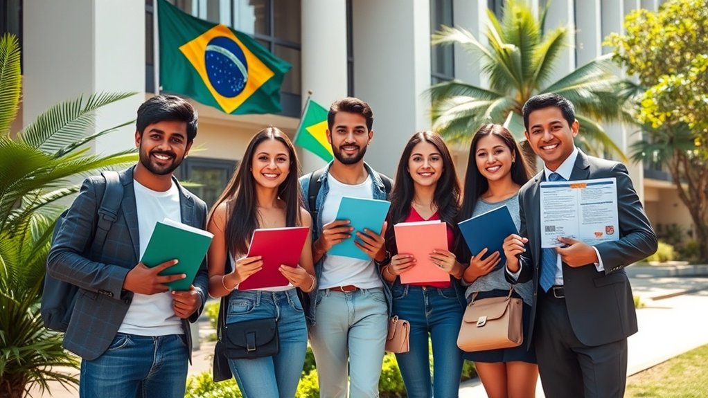 requisitos de visa de estudiante para Brasil