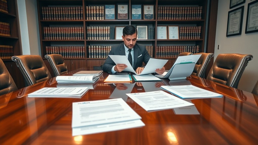 preparação completa da documentação de falência