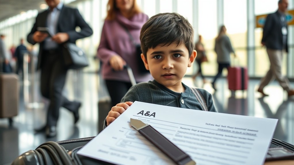 traveling afghan minors regulations
