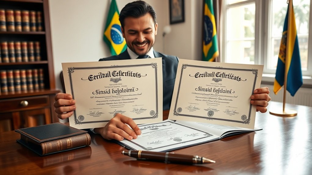 validation of latin diplomas