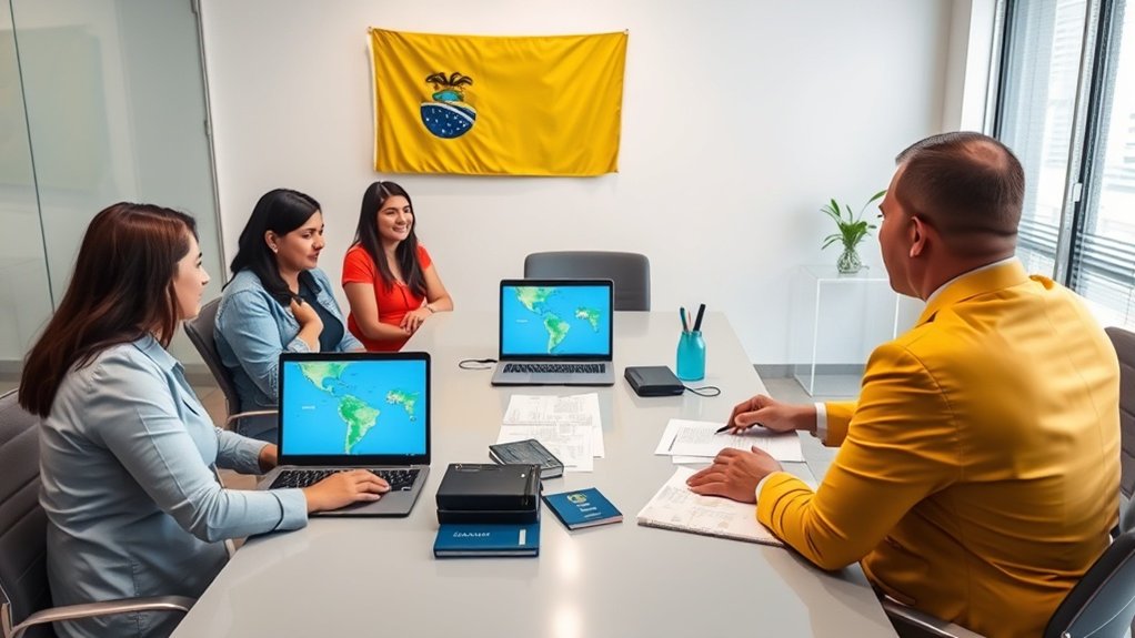 proceso de solicitud de visa para Brasil
