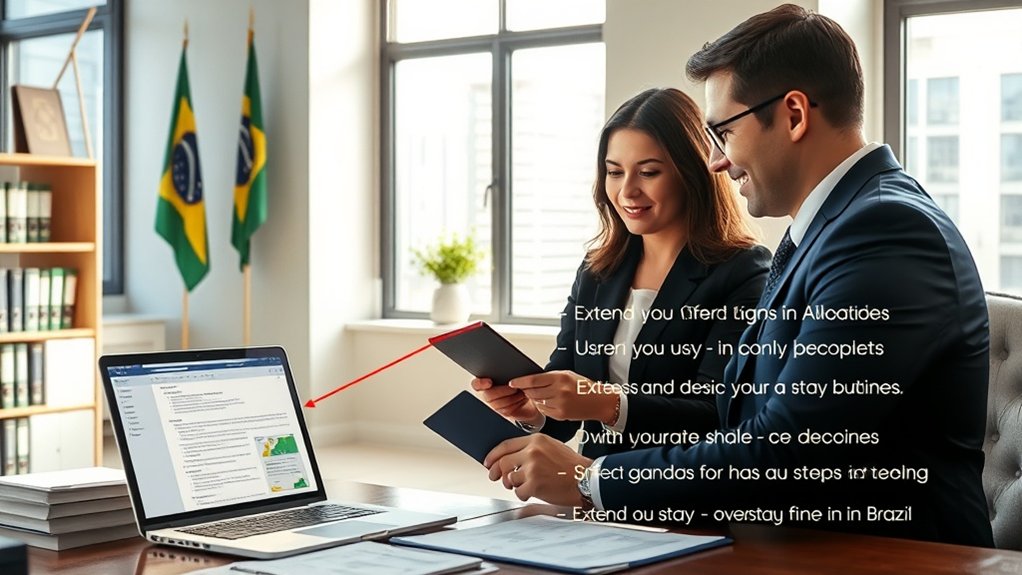 visa extension process steps