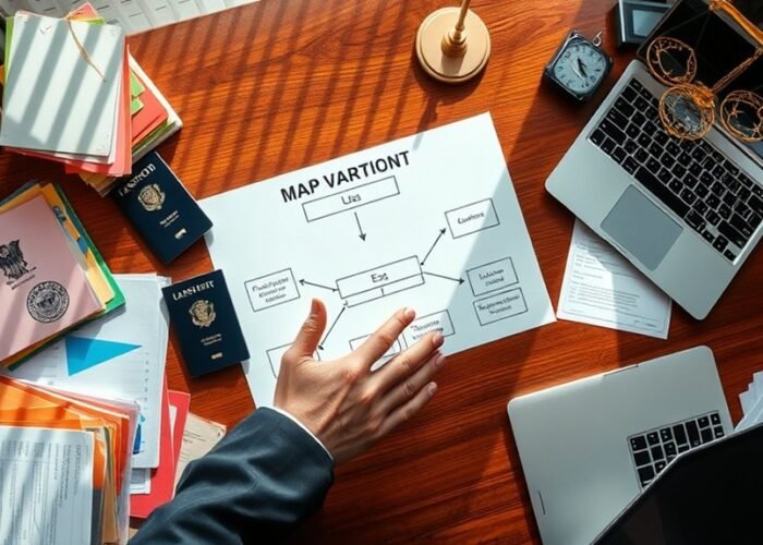 mapeamento das isenções de imigração americana