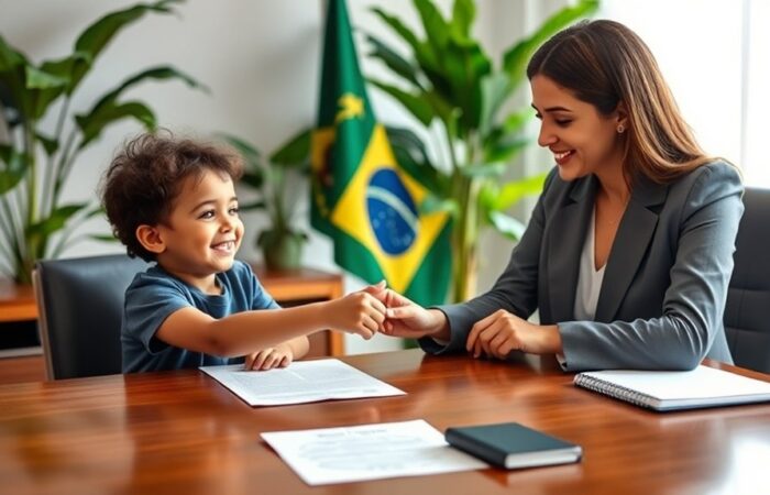 Cidadania brasileira através de filho Cidadania brasileira através de filho