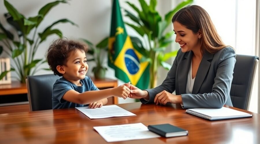 Cidadania brasileira através de filho