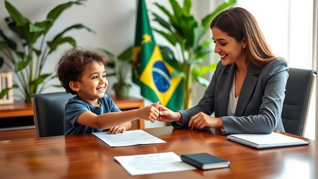 Cidadania brasileira através de filho