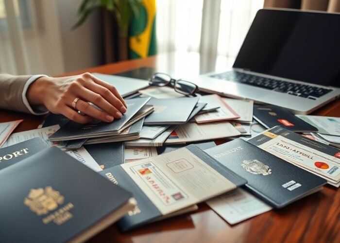 variações de vistos consulares brasileiros