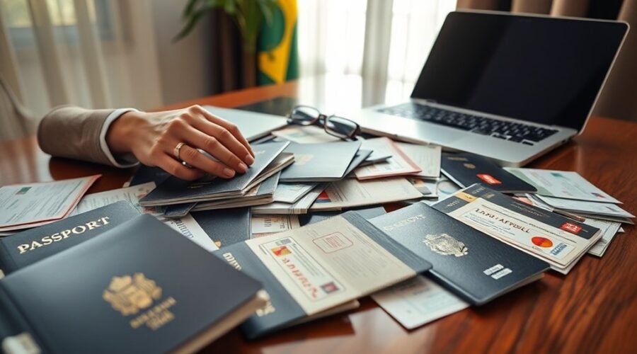 variações de vistos consulares brasileiros