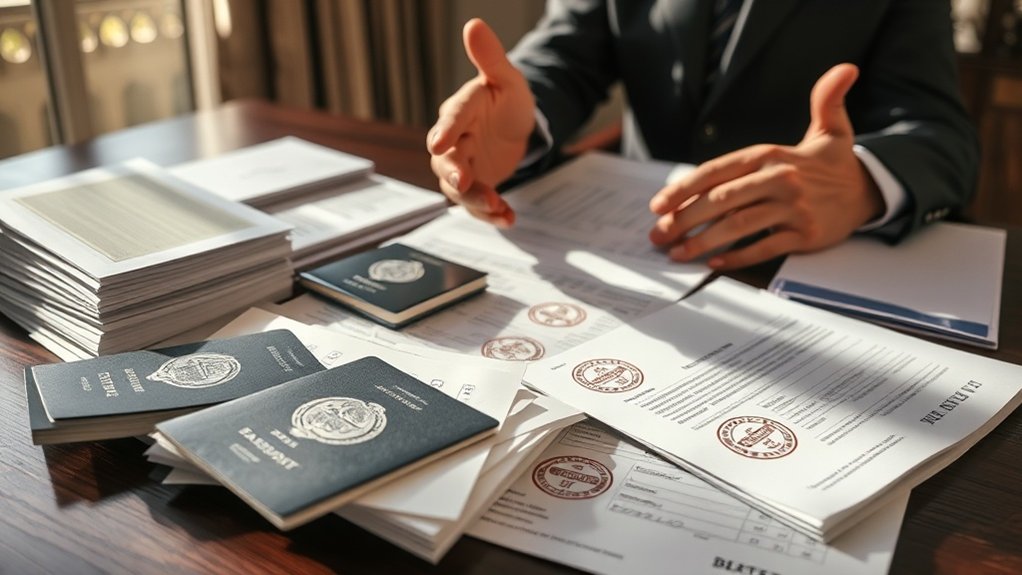erros comuns em documentos de imigração