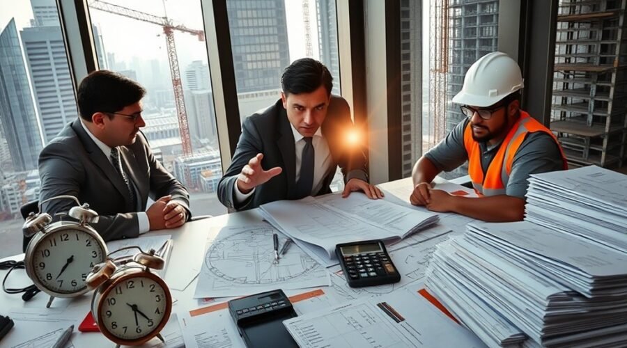 penalidades e indenizações por atrasos na construção