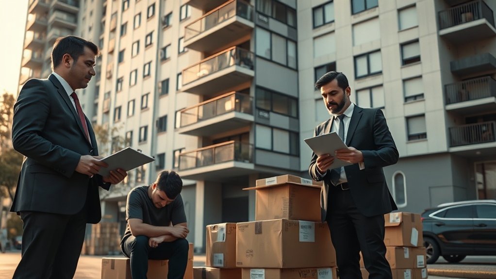 serviços de inadimplência e despejo