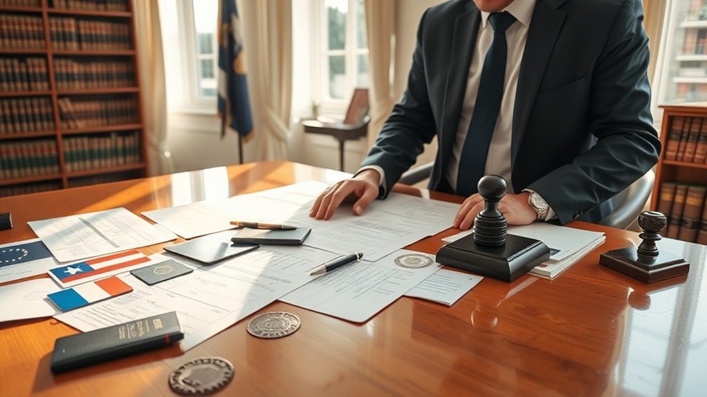 reconhecimento e legalização de documentos