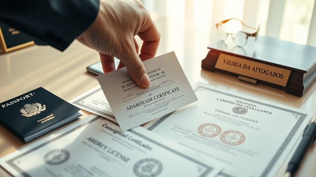 preparação essencial de documentos de imigração
