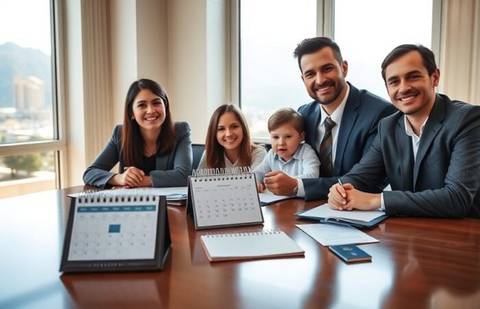 agendamento de consultas para reunião familiar