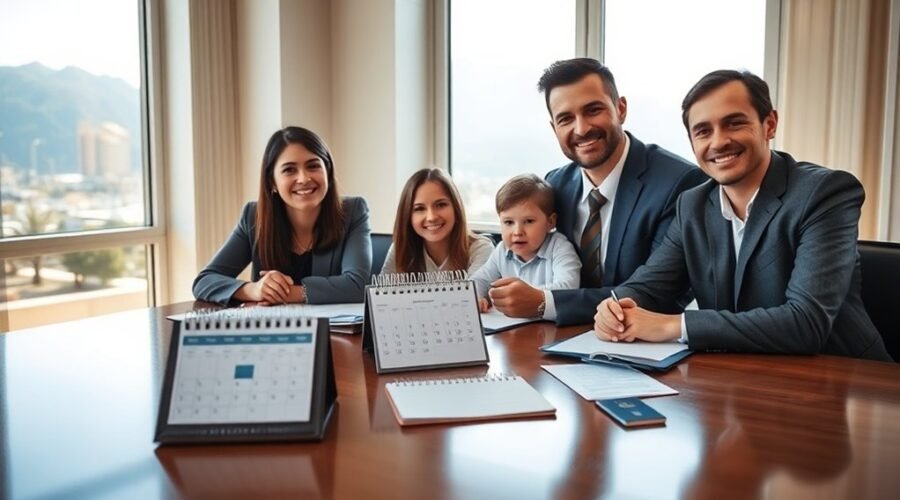 agendamento de consultas para reunião familiar