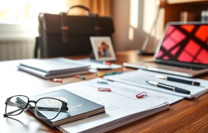 ordem dos documentos para a reunificação familiar