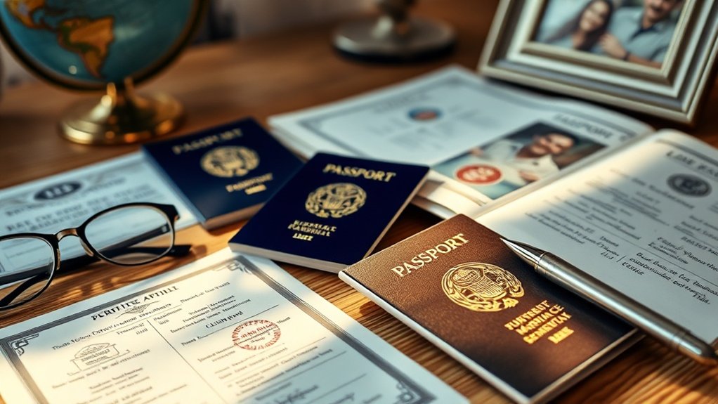 Requisitos de documentos para reunificação familiar
