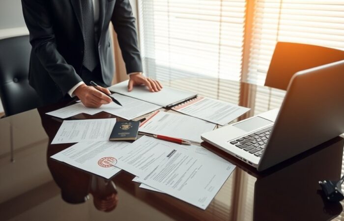 consistência na documentação de emprego H-1B