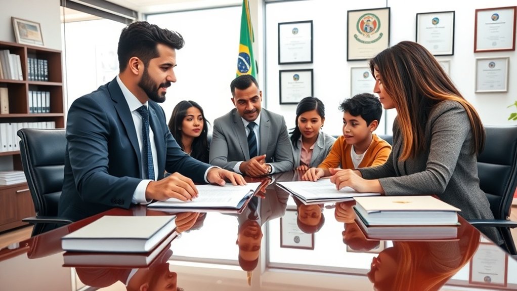 Assistência e expertise em imigração