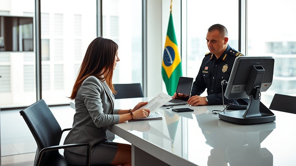 conformidade com a imigração no Brasil