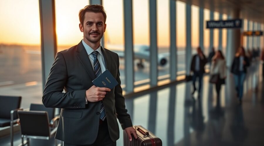 viagens internacionais durante o andamento do processo