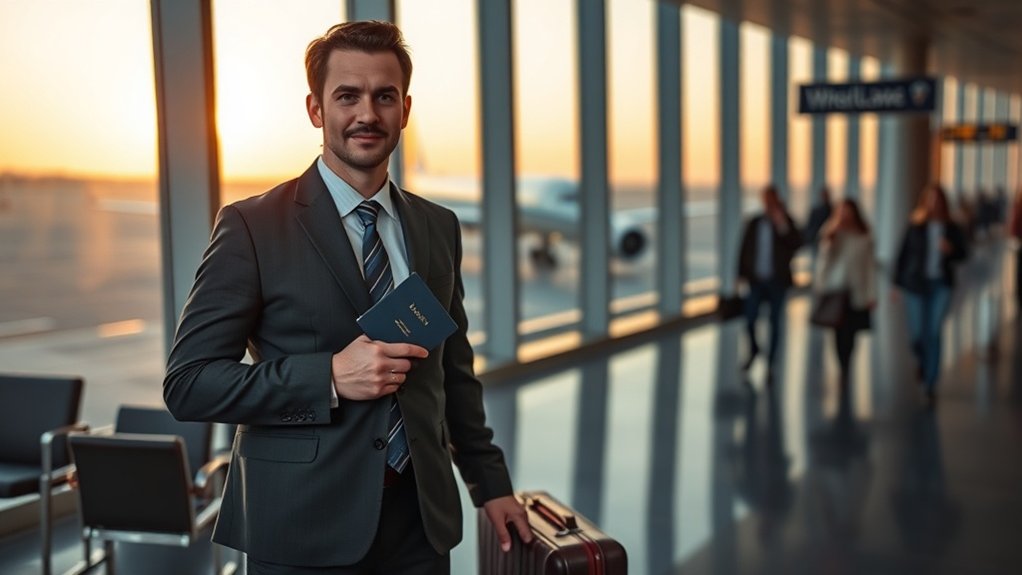 viagens internacionais durante o andamento do processo