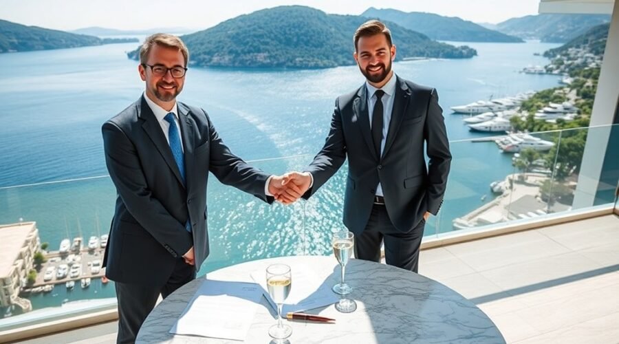 serviços de investimento e residência