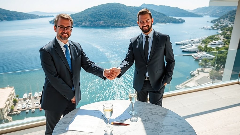 serviços de investimento e residência