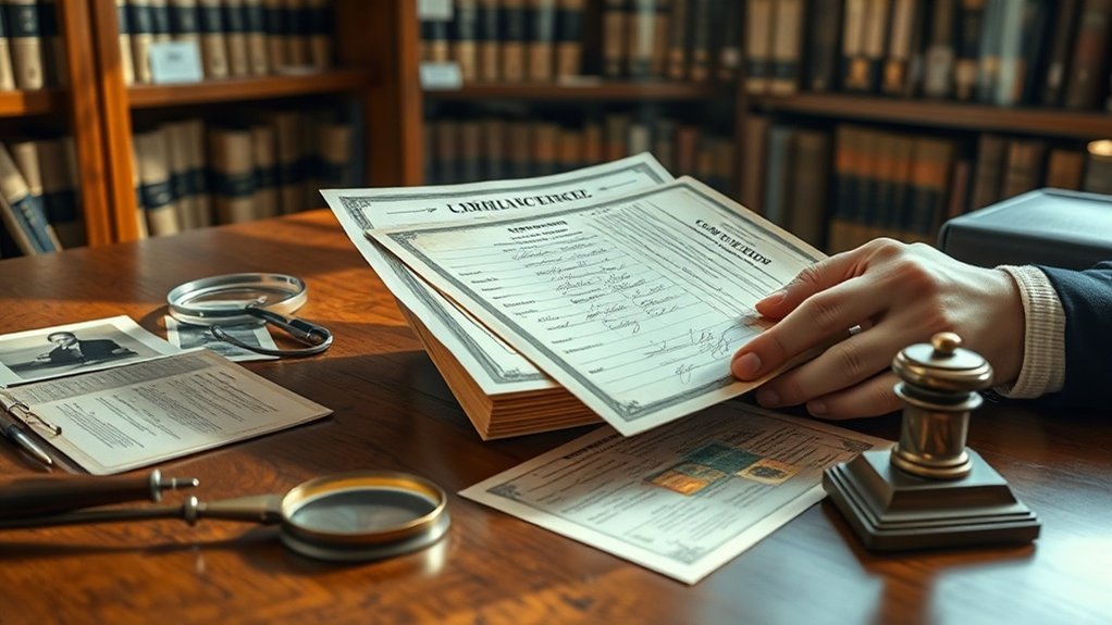 localizando e autenticando registros de ancestralidade