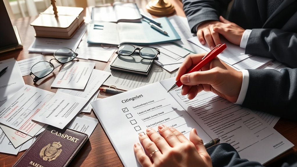 documentos ausentes ou incorretos