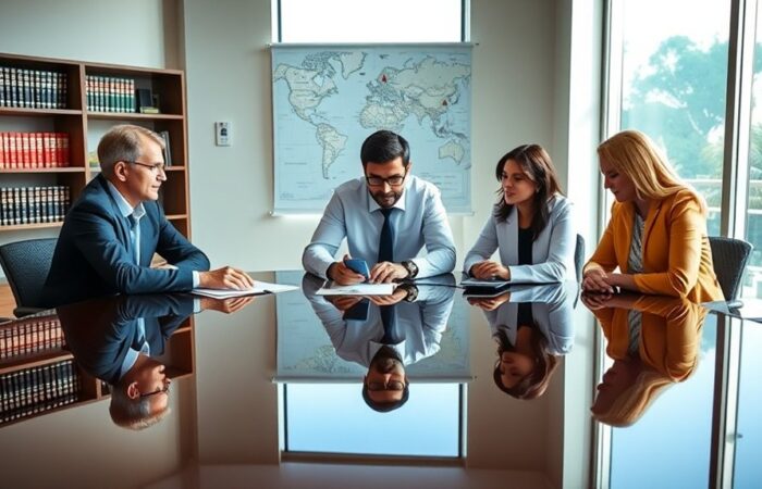 colaboração em estratégias jurídicas multijurisdicionais