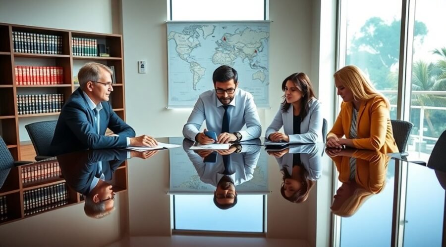 colaboração em estratégias jurídicas multijurisdicionais