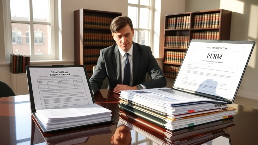 processo de certificação de trabalho PERM