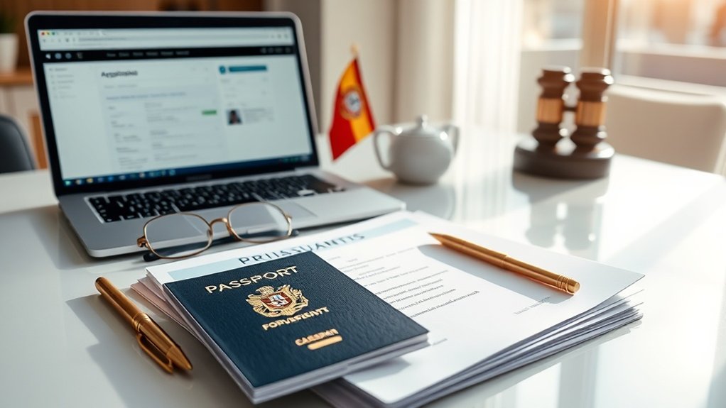 documentos necessários para a candidatura