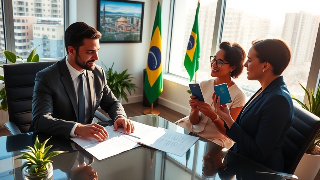 opções de residência no Brasil