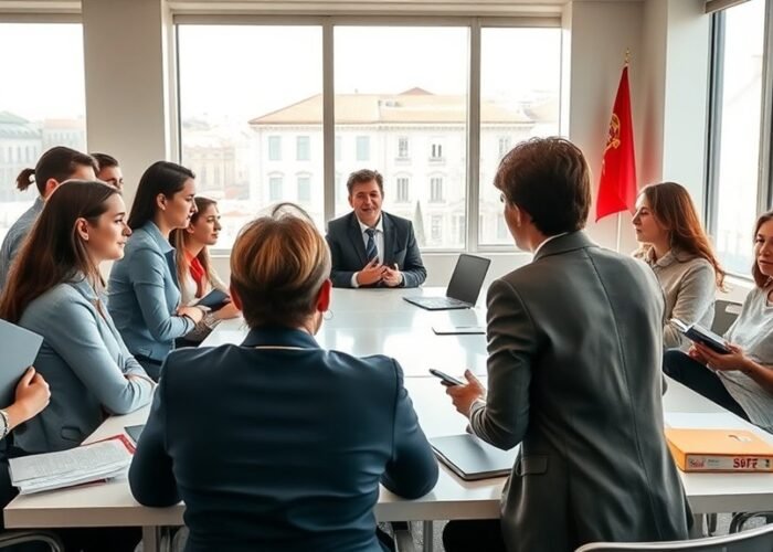 estudantes em vistos de Portugal