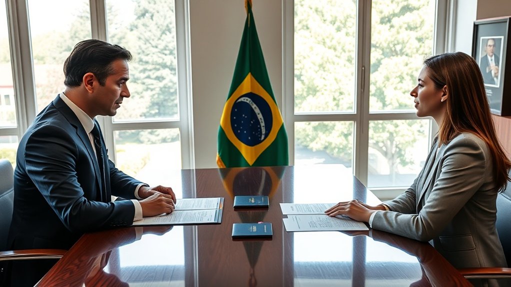 compreendendo o propósito da entrevista consular
