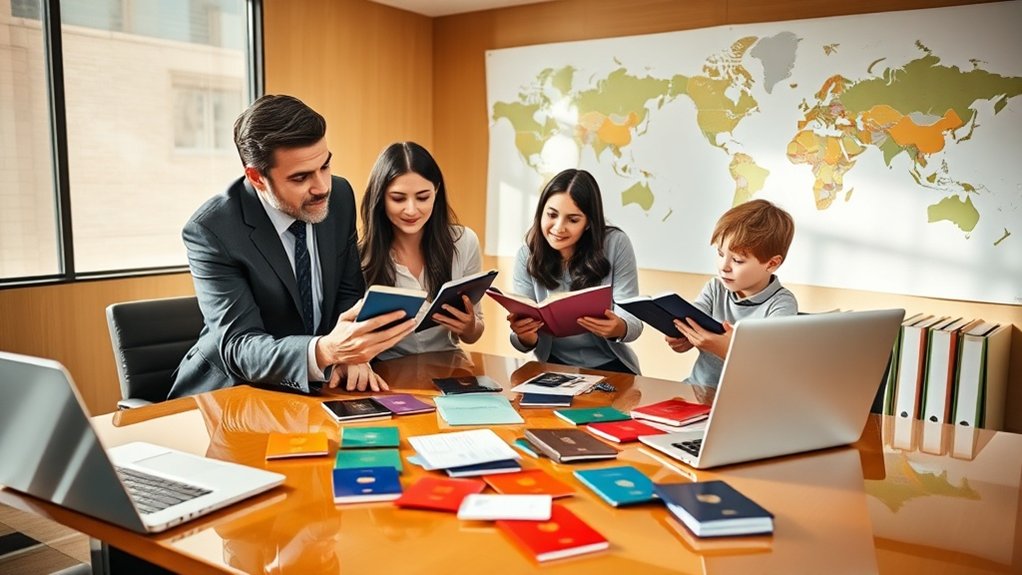 coordenação de vistos e permissões