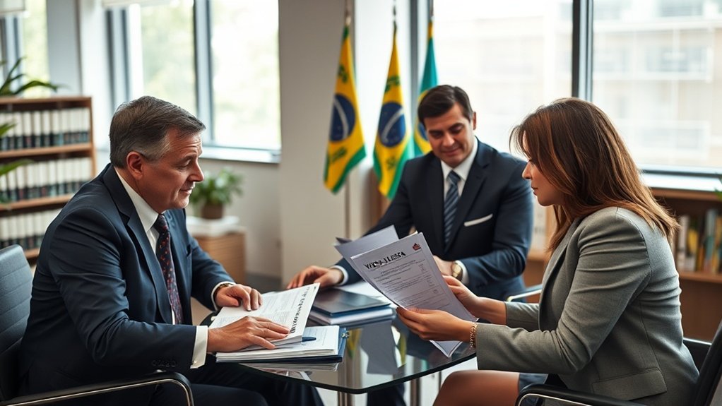 Apoio jurídico para recursos de visto