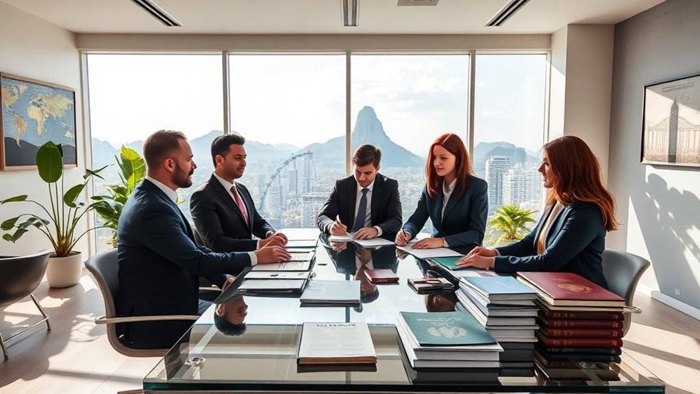 serviços de assistência para permissão de trabalho