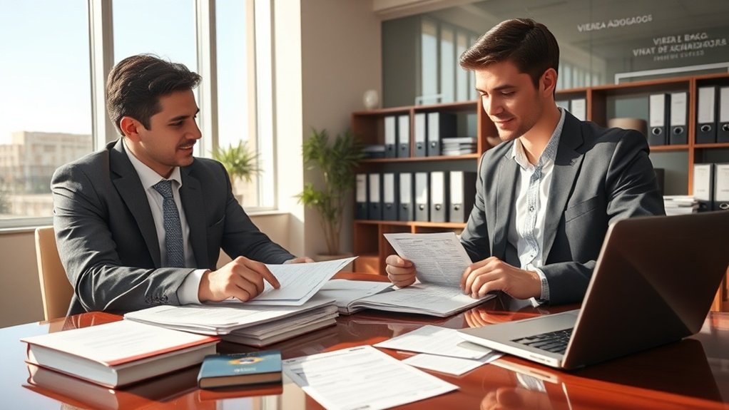 assistência na aplicação para visto de trabalho