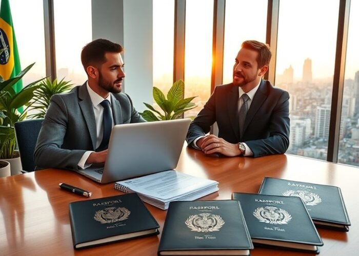 vistos de trabalho para o Brasil