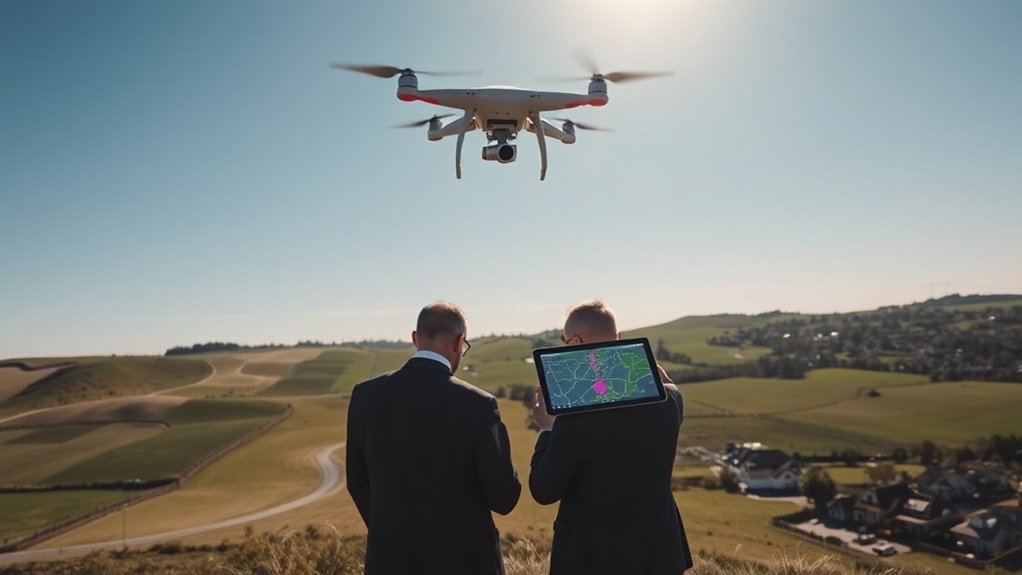 mapeamento aéreo de disputas de propriedades