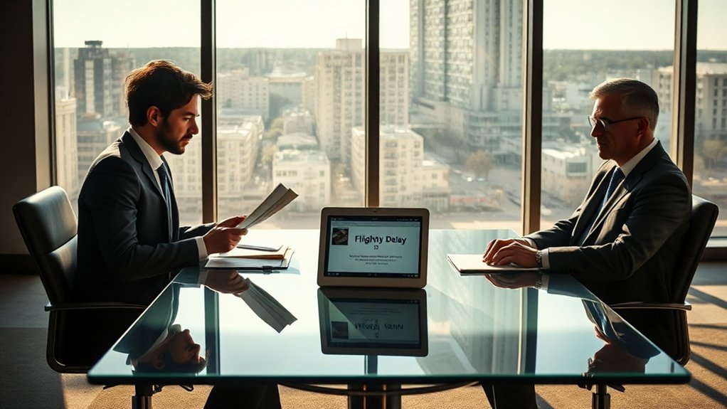 processo de solicitação de compensação das companhias aéreas