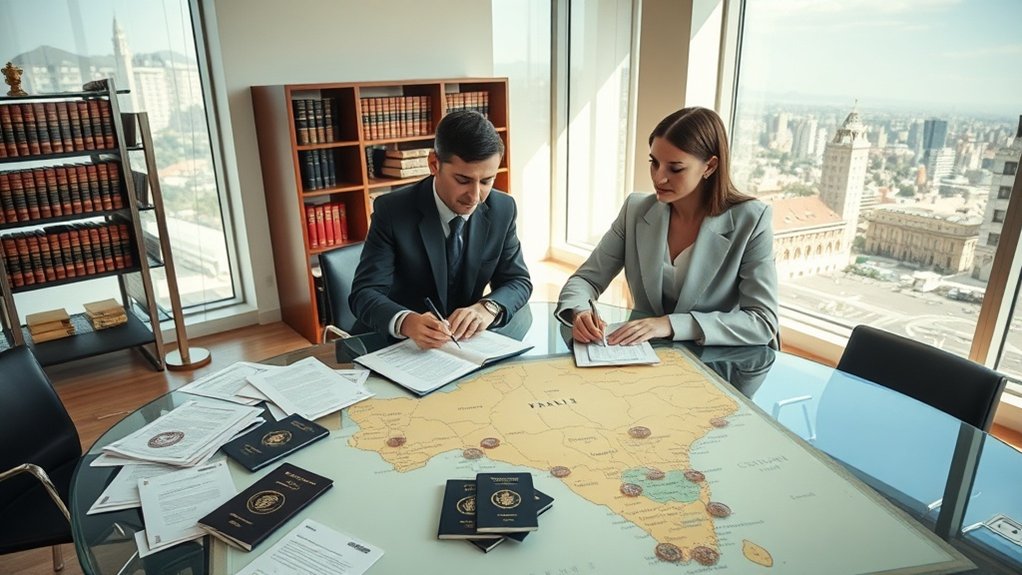 processos de legalização de documentos nos Bálcãs