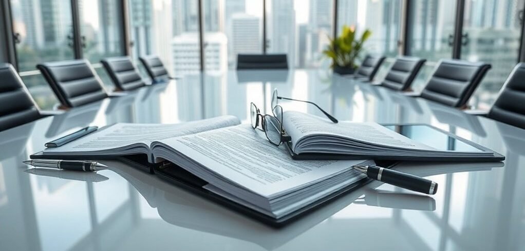 compilação de documentos legais bilíngue
